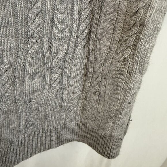 Banana Republic filpucci Sweater Dress Women XL Cable Knit Italian Wool Cashmere - Picture 11 of 12